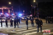 洛阳约200名海军陆战队士兵进驻洛杉矶 开始执行警戒守卫任务